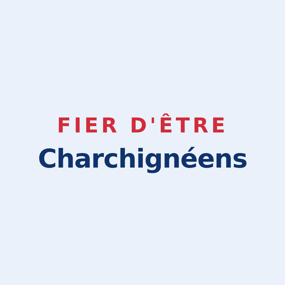 Sticker « Fier d'être Charchignéens » — design pour Charchigné