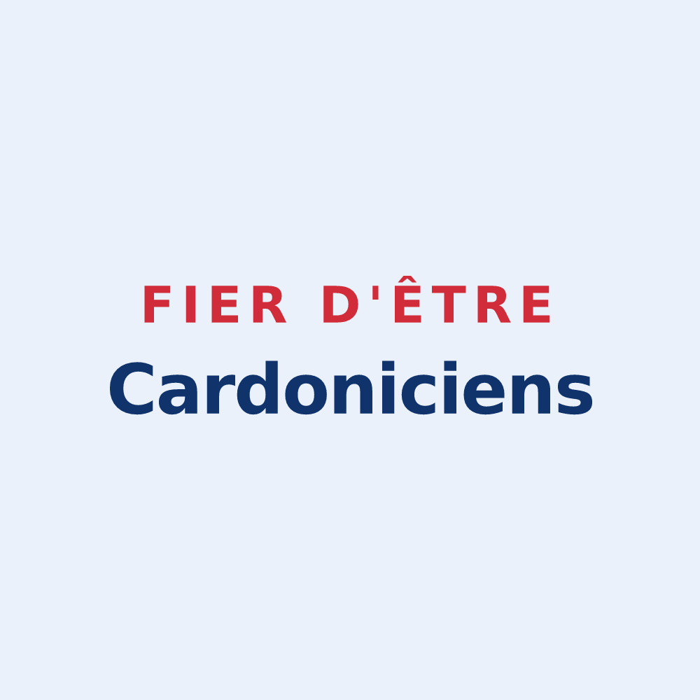 Sticker « Fier d'être Cardoniciens » — design pour Chardeny