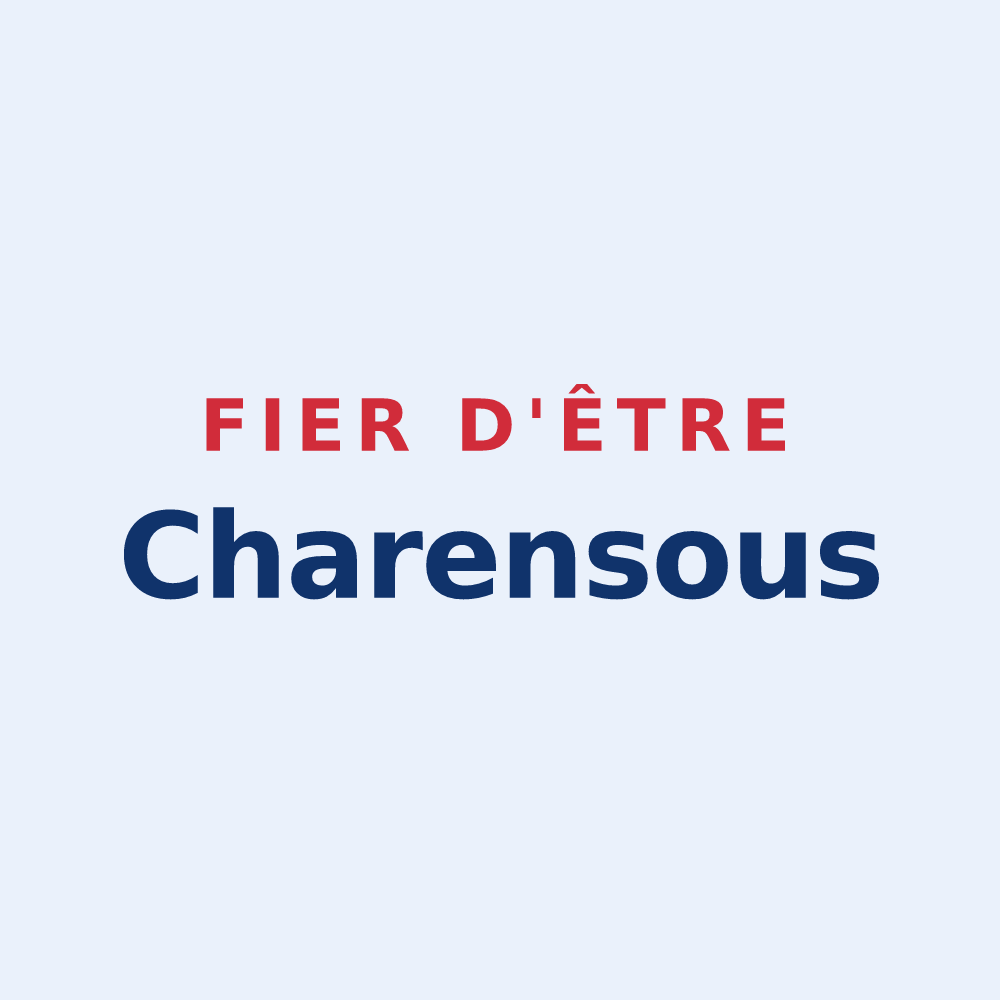 Sticker « Fier d'être Charensous » — design pour Charens