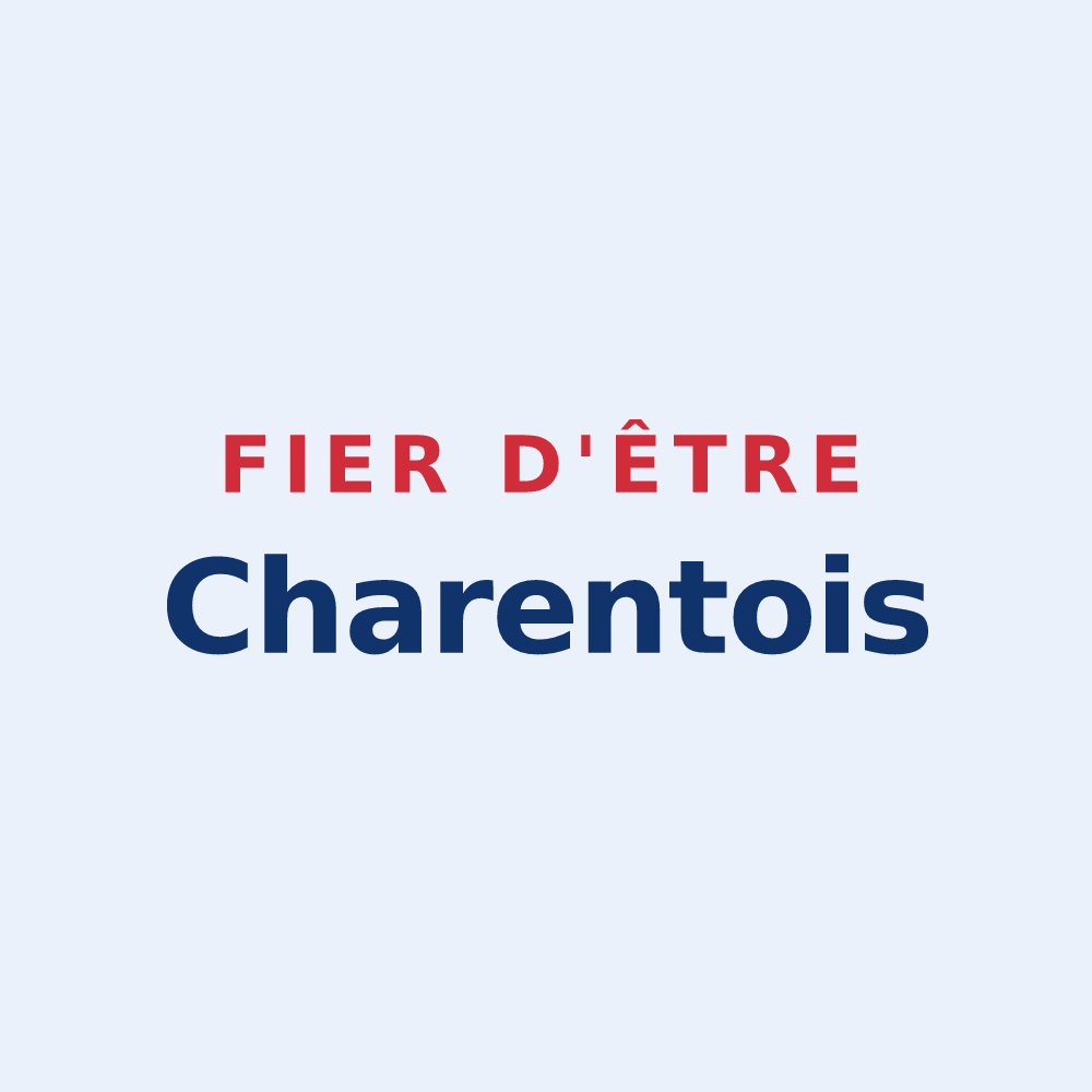 Sticker « Fier d'être Charentois » — design pour Charentay