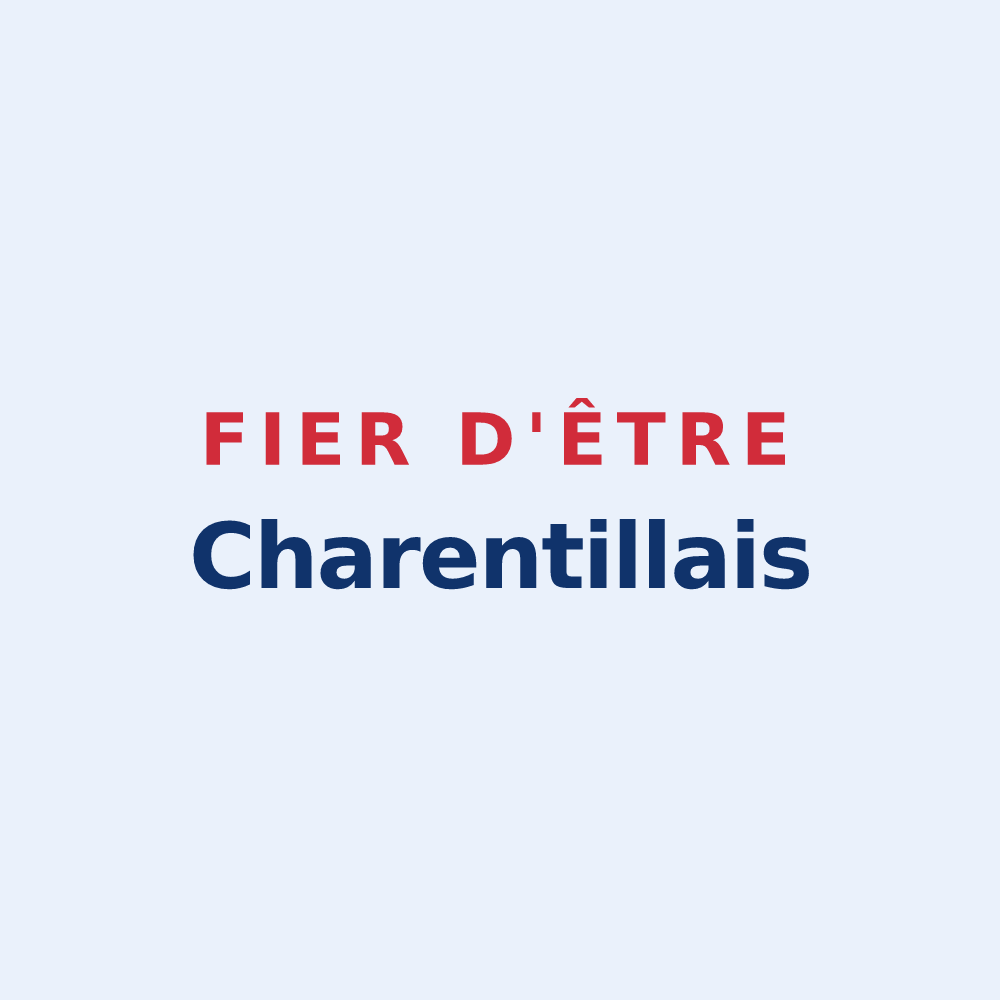 Sticker « Fier d'être Charentillais » — design pour Charentilly