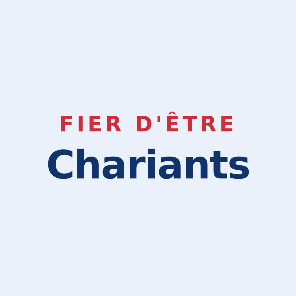 Sticker « Fier d'être Chariants » — design pour Charix