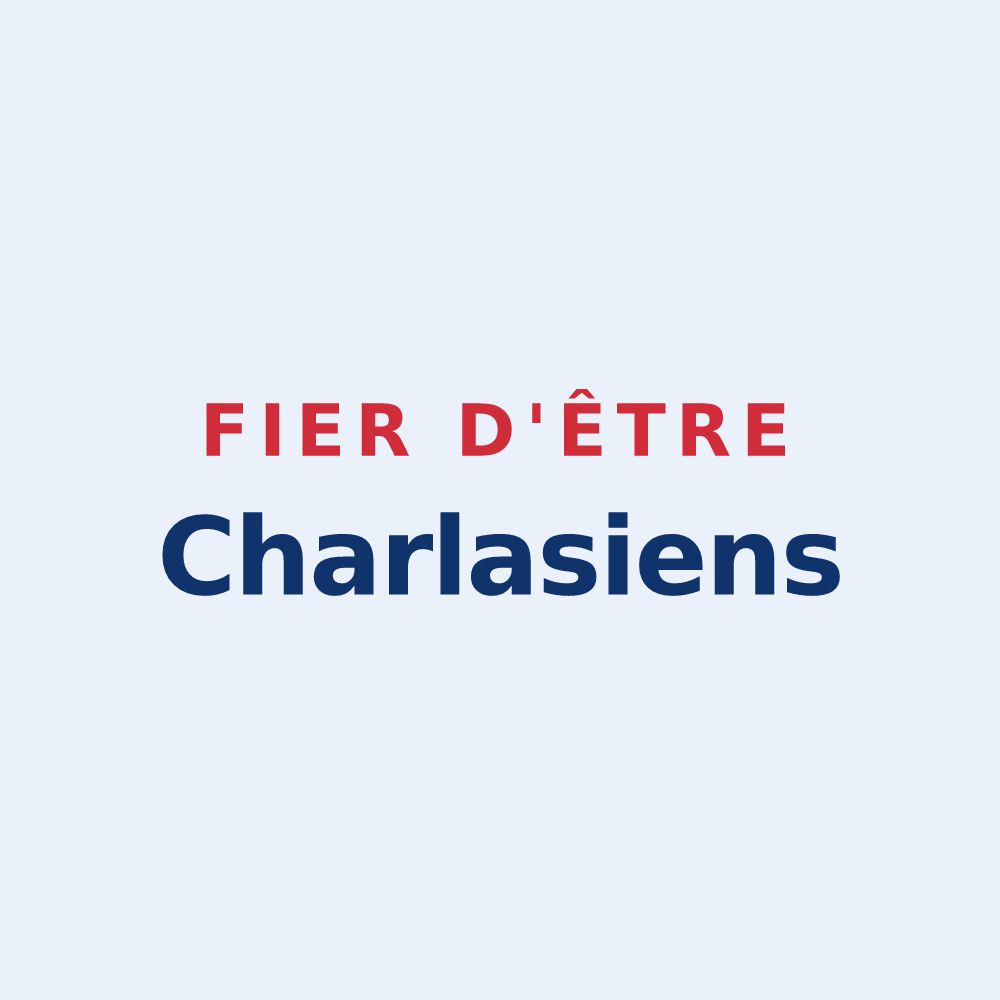 Sticker « Fier d'être Charlasiens » — design pour Charlas
