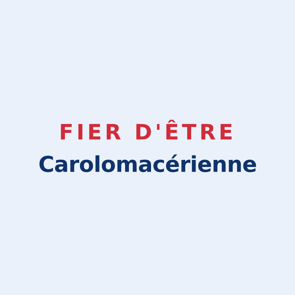 Sticker « Fier d'être Carolomacérienne » — design pour Charleville-Mézières