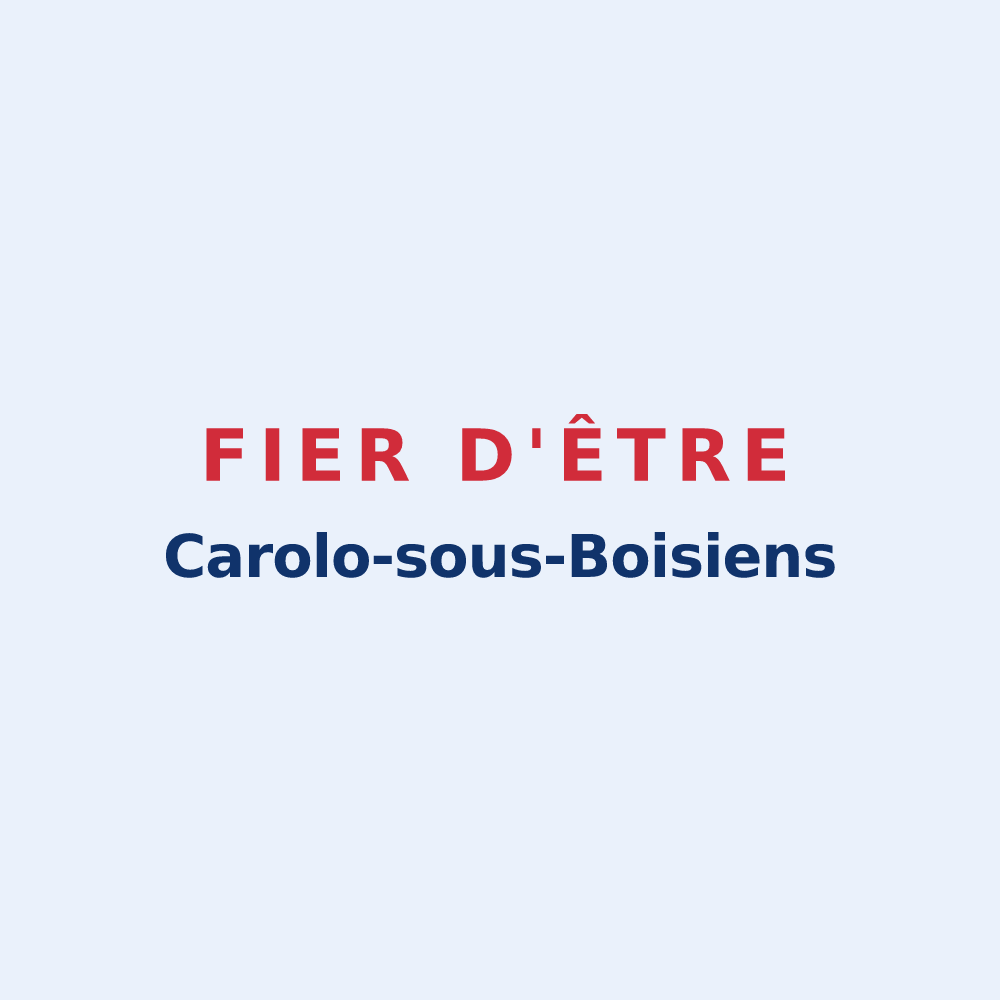 Sticker « Fier d'être Carolo-sous-Boisiens » — design pour Charleville-sous-Bois