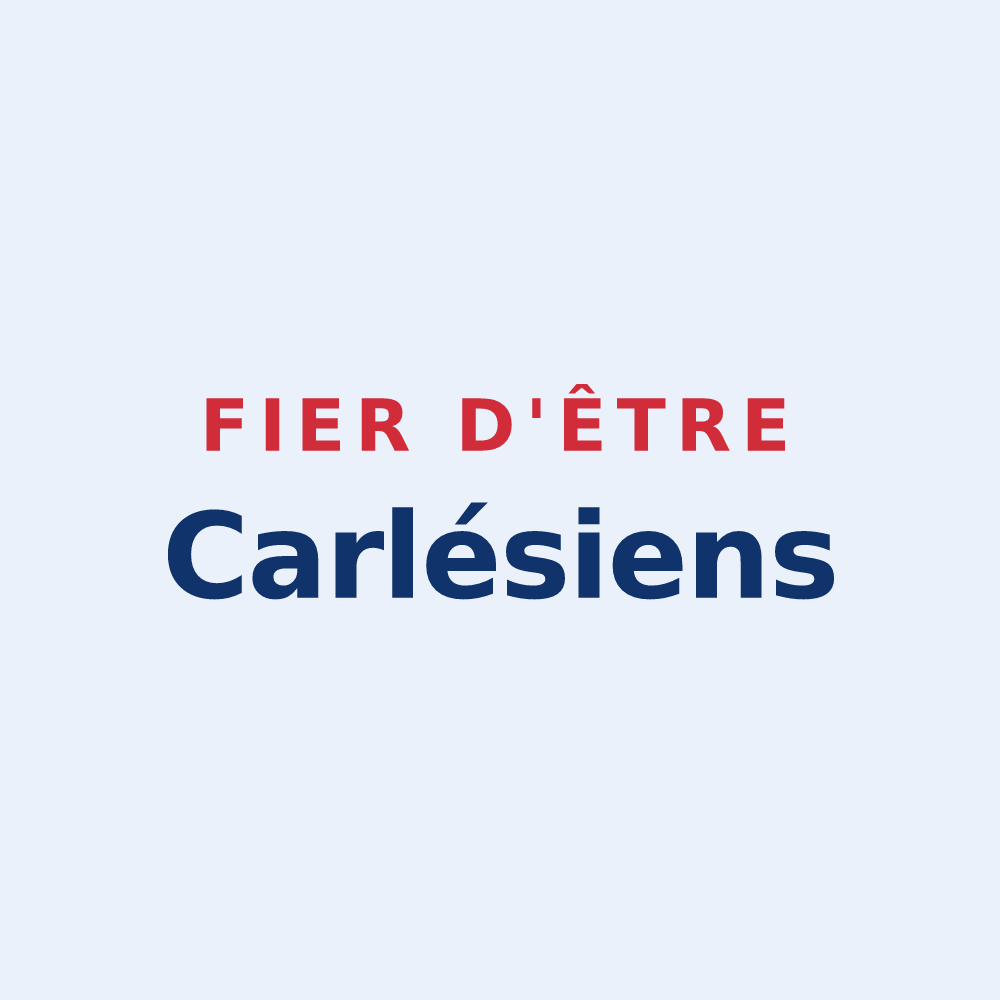 Sticker « Fier d'être Carlésiens » — design pour Charly-Oradour