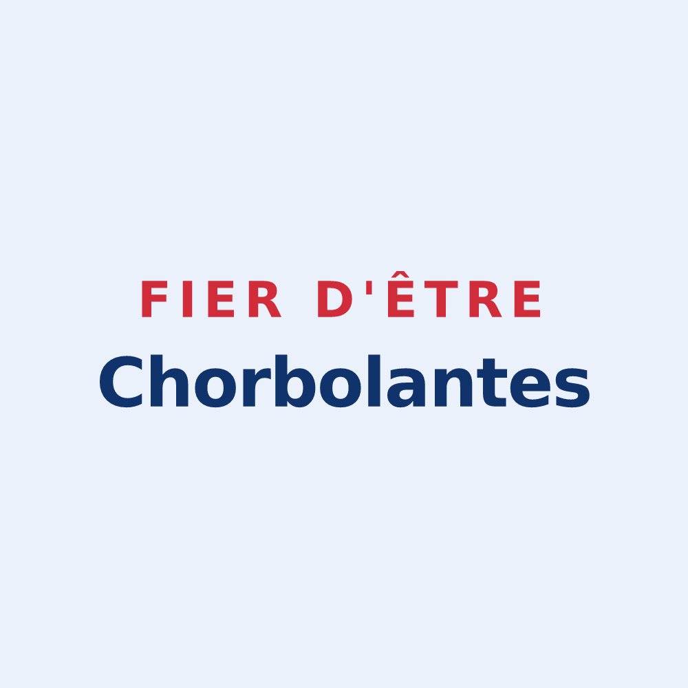 Sticker « Fier d'être Chorbolantes » — design pour Charmois-devant-Bruyères