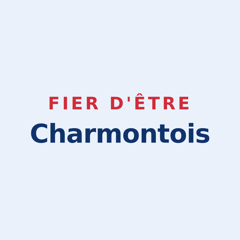 Sticker « Fier d'être Charmontois » — design pour Charmont-en-Beauce