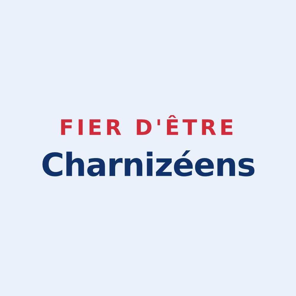 Sticker « Fier d'être Charnizéens » — design pour Charnizay