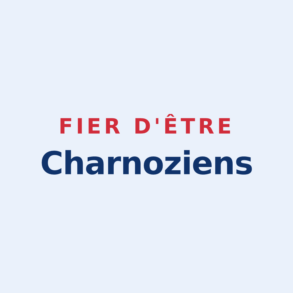 Sticker « Fier d'être Charnoziens » — design pour Charnoz-sur-Ain