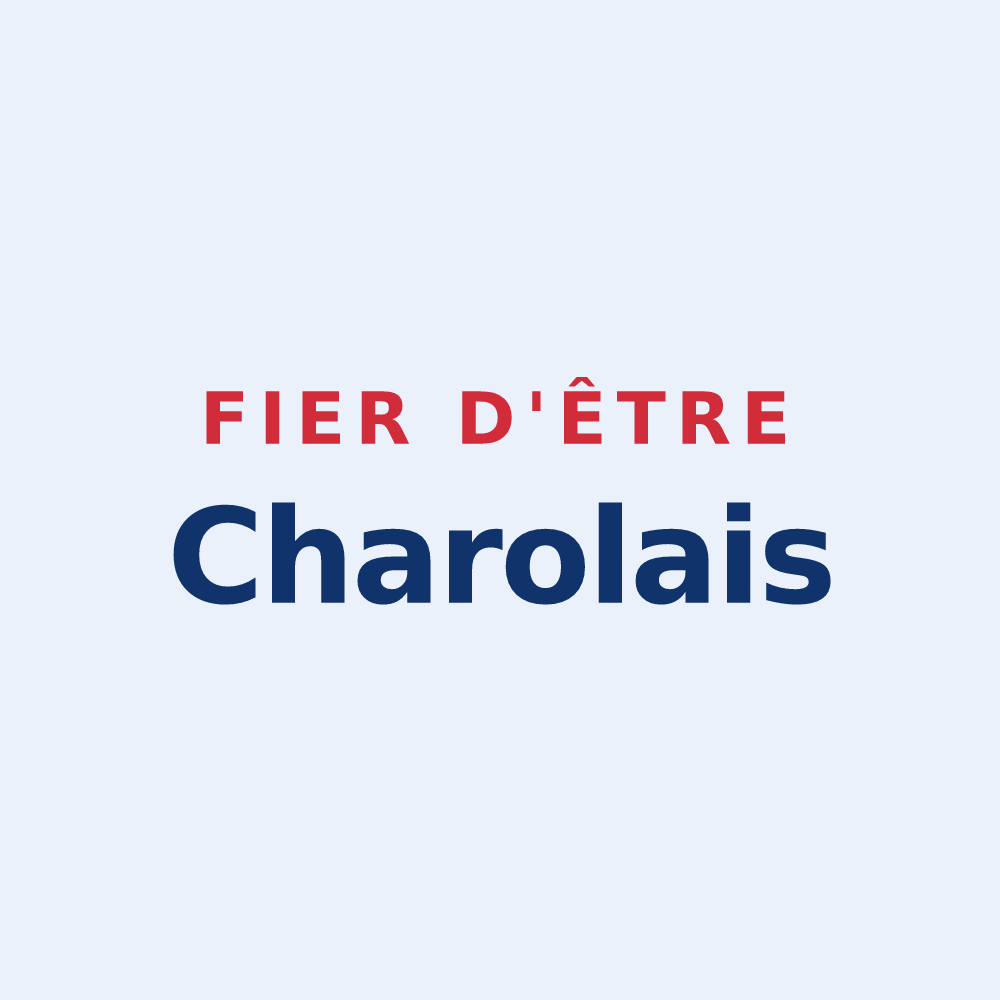Sticker « Fier d'être Charolais » — design pour Charols