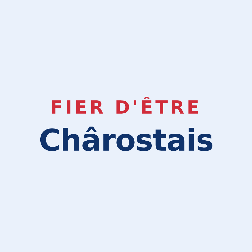 Sticker « Fier d'être Chârostais » — design pour Chârost
