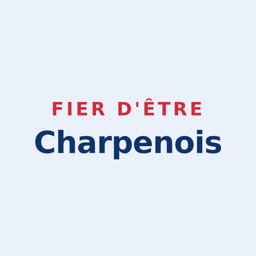 Sticker « Fier d'être Charpenois » — design pour Charpey