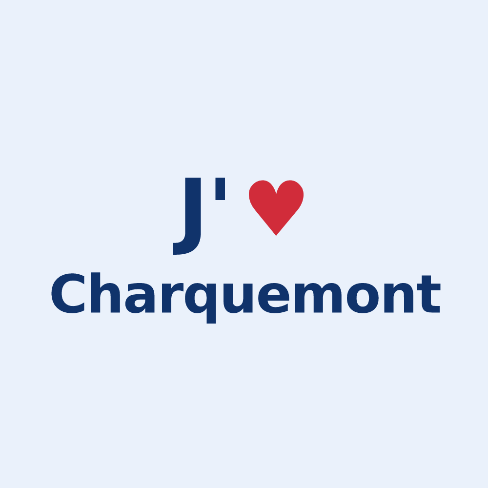 Sticker personnalisé Charquemont — design J'aime Charquemont