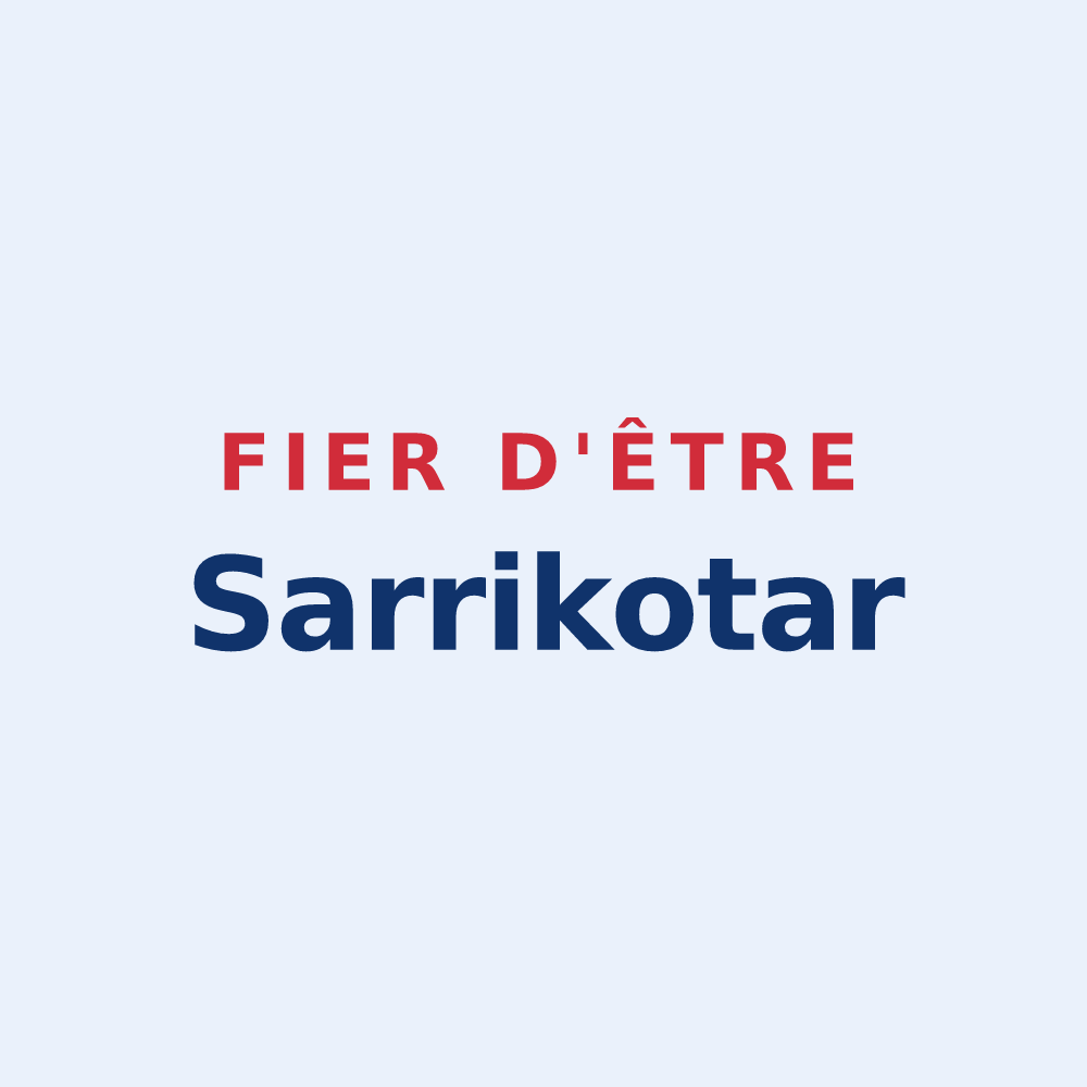 Sticker « Fier d'être Sarrikotar » — design pour Charritte-de-Bas