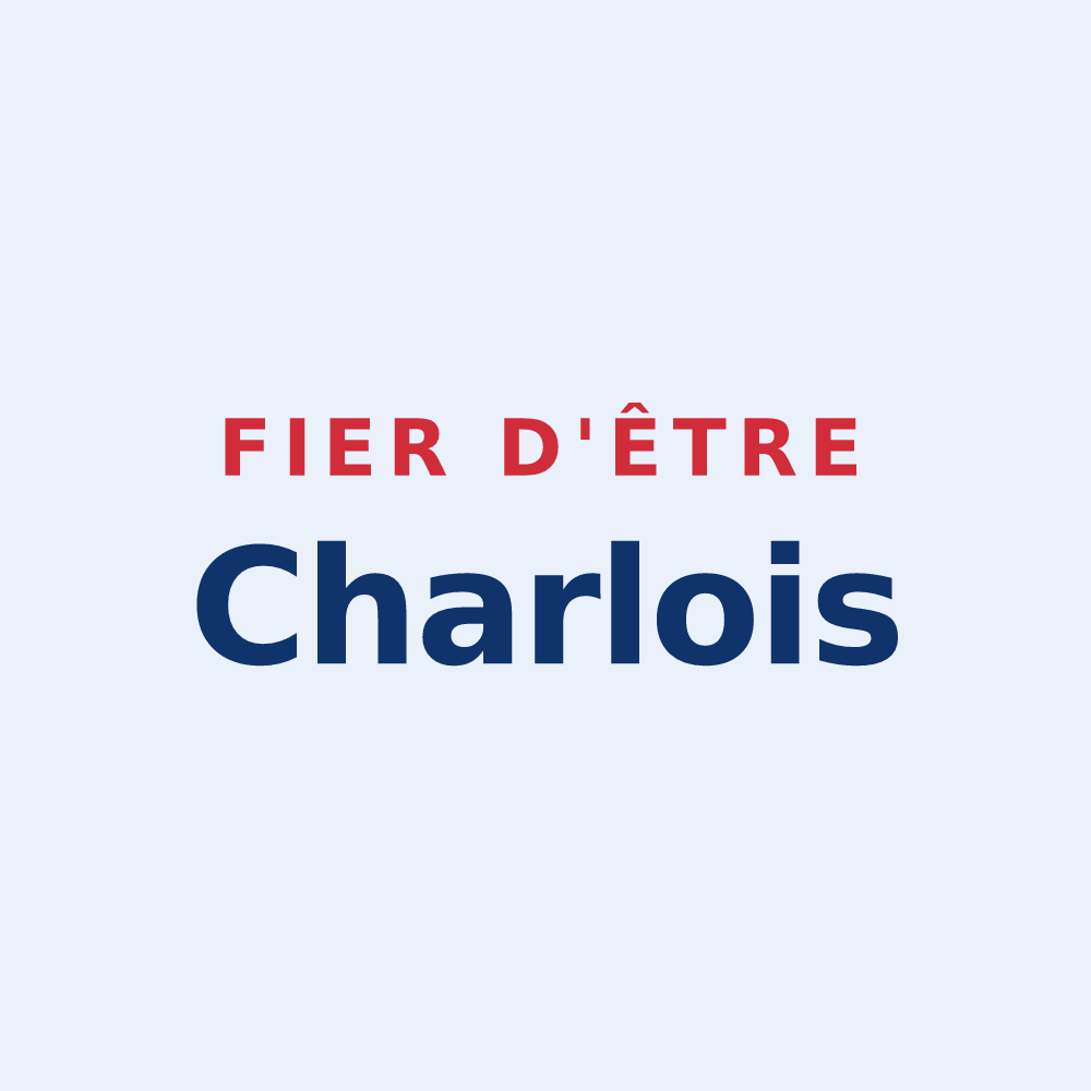 Sticker « Fier d'être Charlois » — design pour Charroux