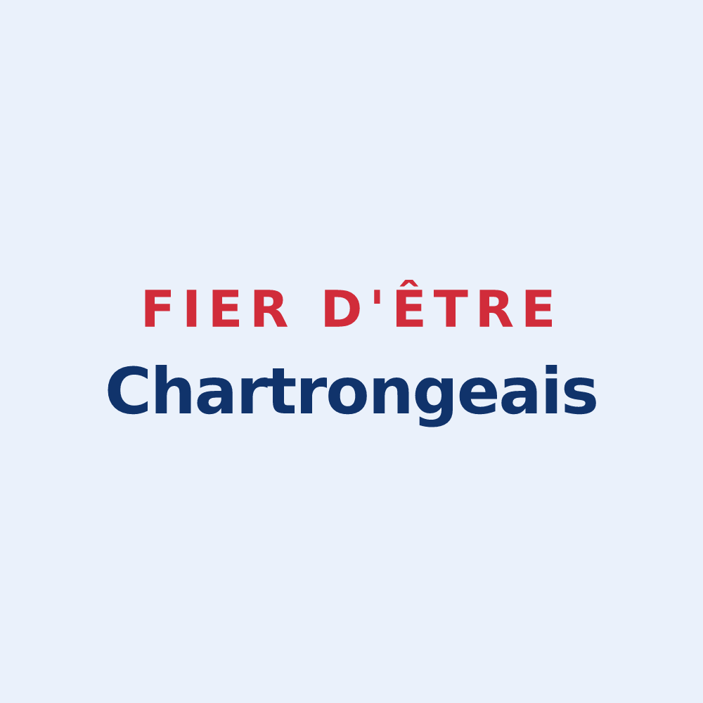 Sticker « Fier d'être Chartrongeais » — design pour Chartronges