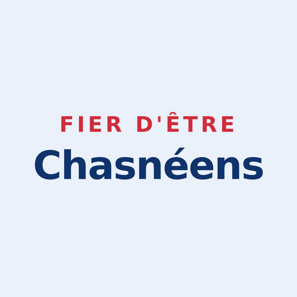 Sticker « Fier d'être Chasnéens » — design pour Chasné-sur-Illet