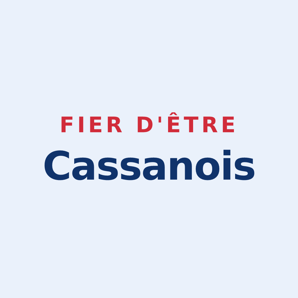 Sticker « Fier d'être Cassanois » — design pour Chassaignes