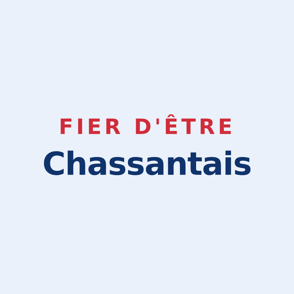 Sticker « Fier d'être Chassantais » — design pour Chassant