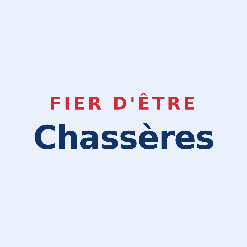 Sticker « Fier d'être Chassères » — design pour Chasse-sur-Rhône