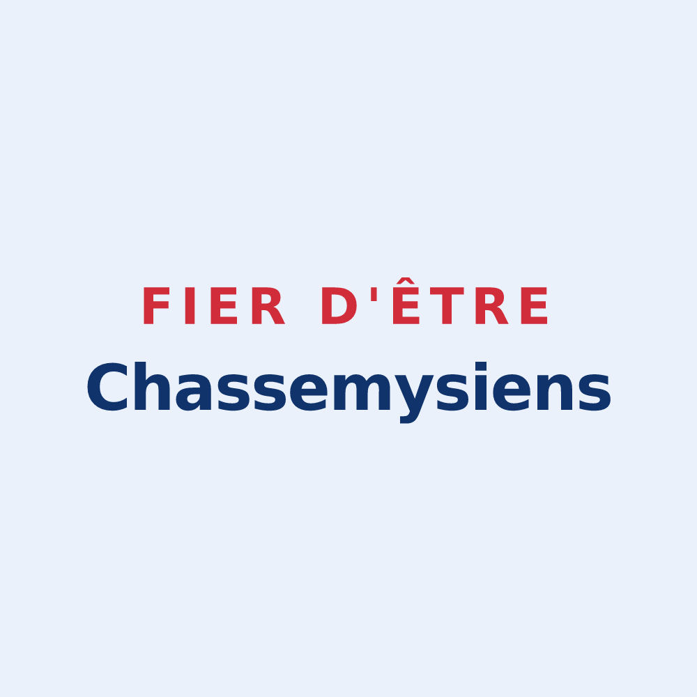 Sticker « Fier d'être Chassemysiens » — design pour Chassemy