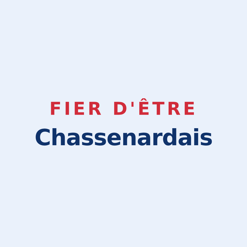 Sticker « Fier d'être Chassenardais » — design pour Chassenard