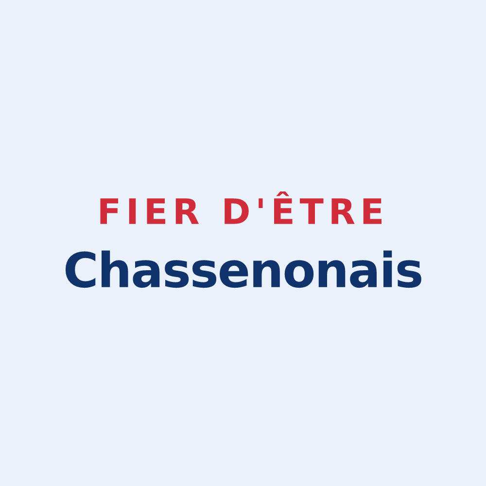 Sticker « Fier d'être Chassenonais » — design pour Chassenon
