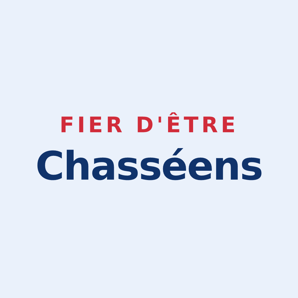 Sticker « Fier d'être Chasséens » — design pour Chassey-lès-Montbozon