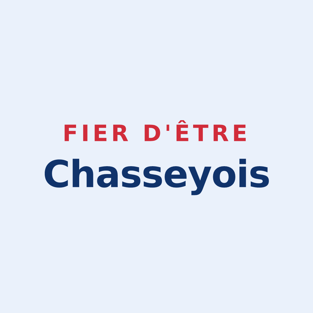Sticker « Fier d'être Chasseyois » — design pour Chassey