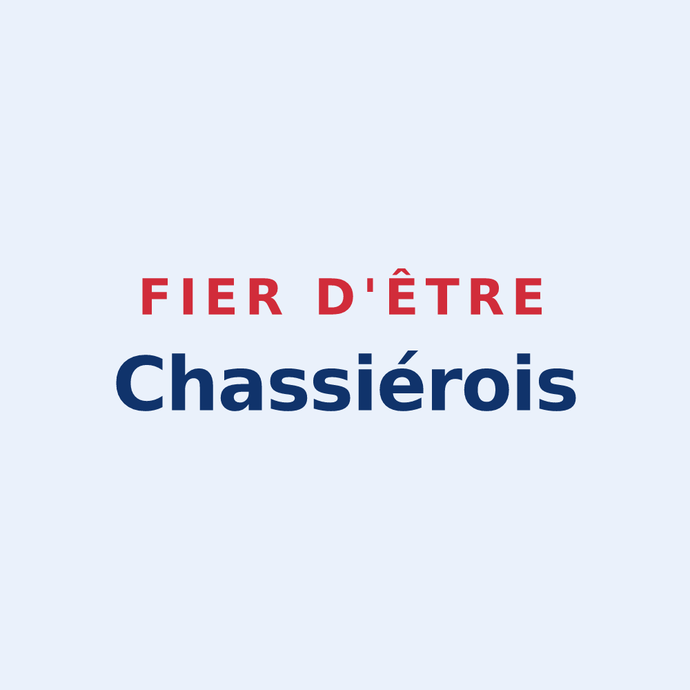 Sticker « Fier d'être Chassiérois » — design pour Chassiers