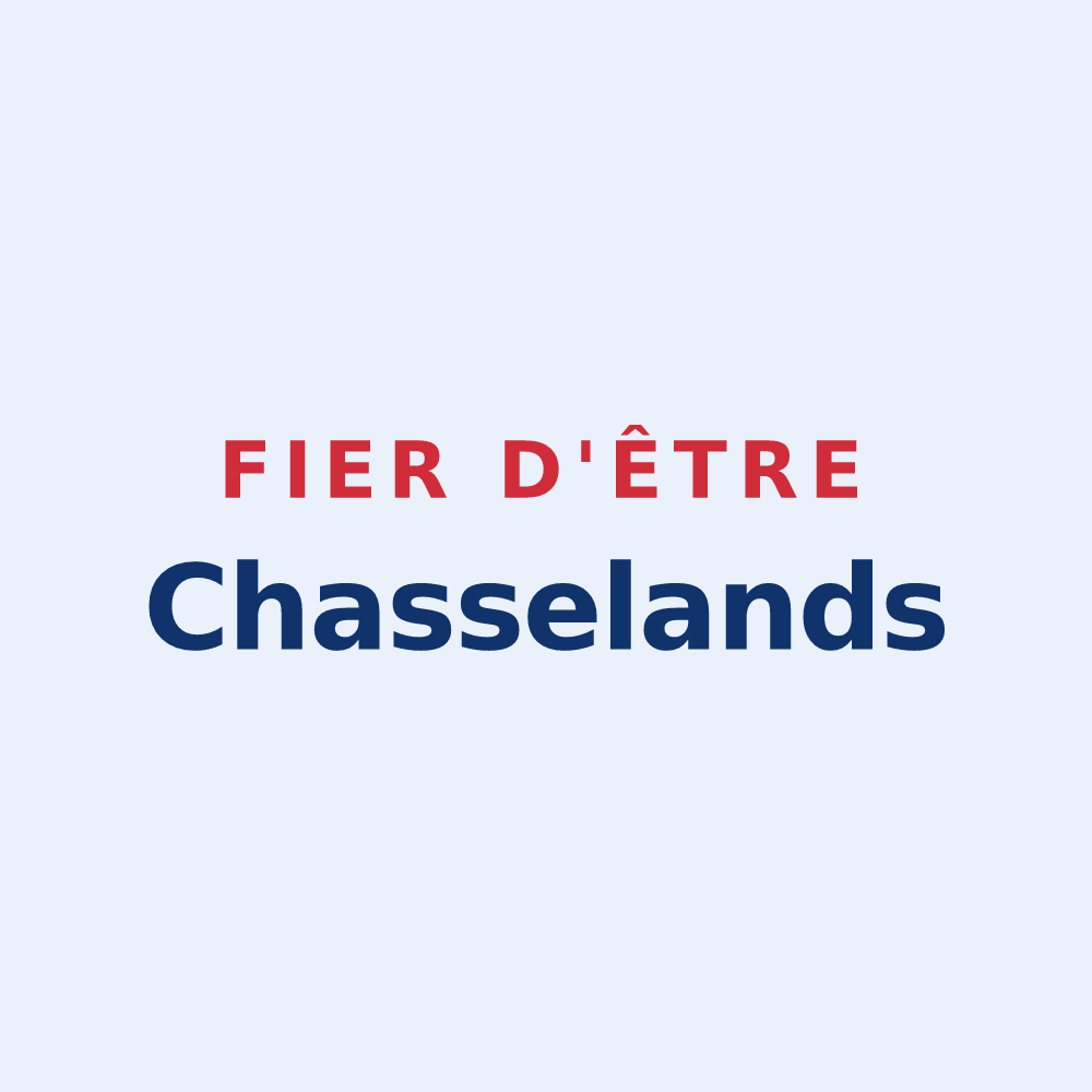 Sticker « Fier d'être Chasselands » — design pour Chassieu