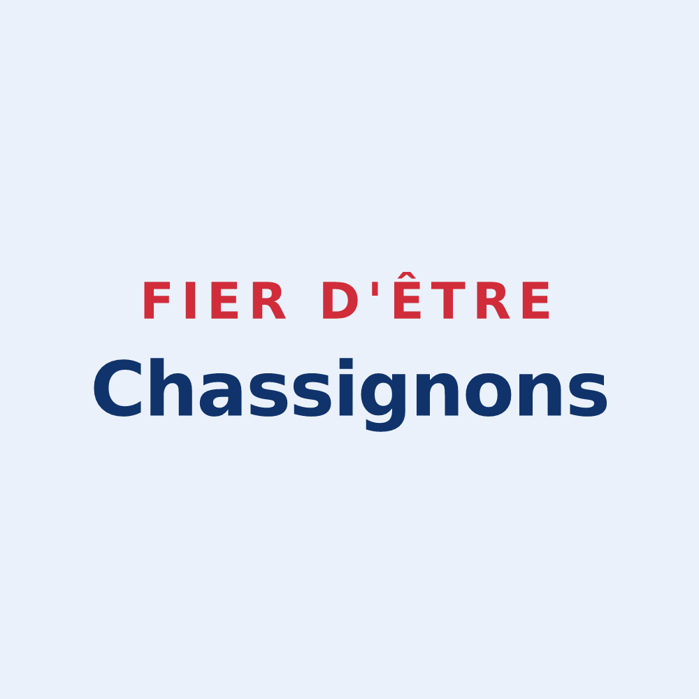 Sticker « Fier d'être Chassignons » — design pour Chassigny-sous-Dun