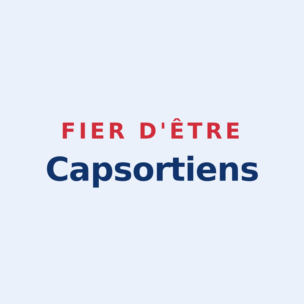 Sticker « Fier d'être Capsortiens » — design pour Chassors