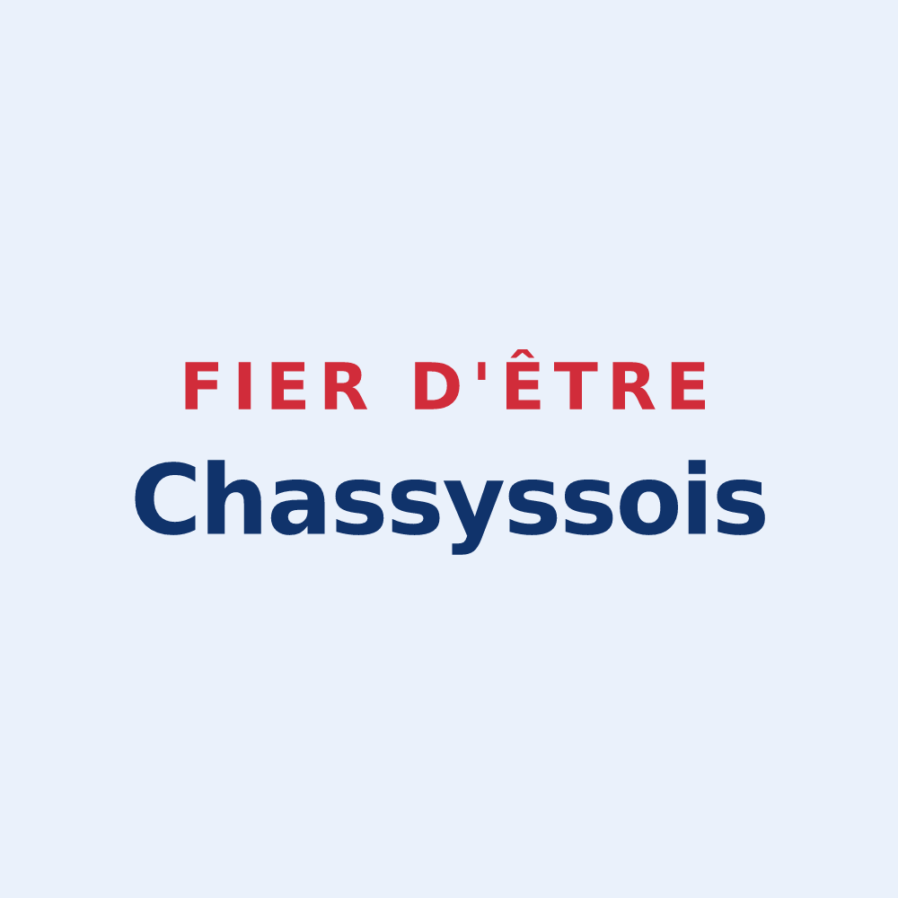 Sticker « Fier d'être Chassyssois » — design pour Chassy