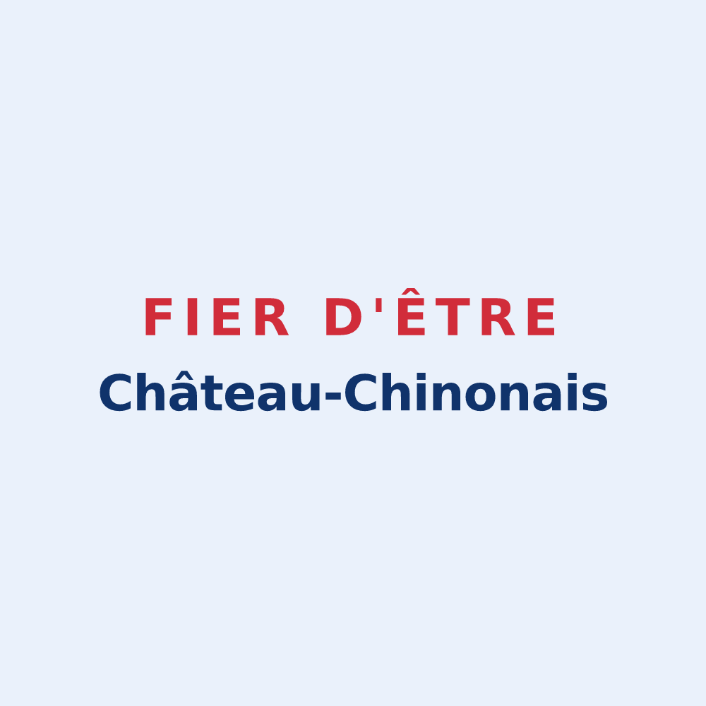 Sticker « Fier d'être Château-Chinonais » — design pour Château-Chinon (Campagne)