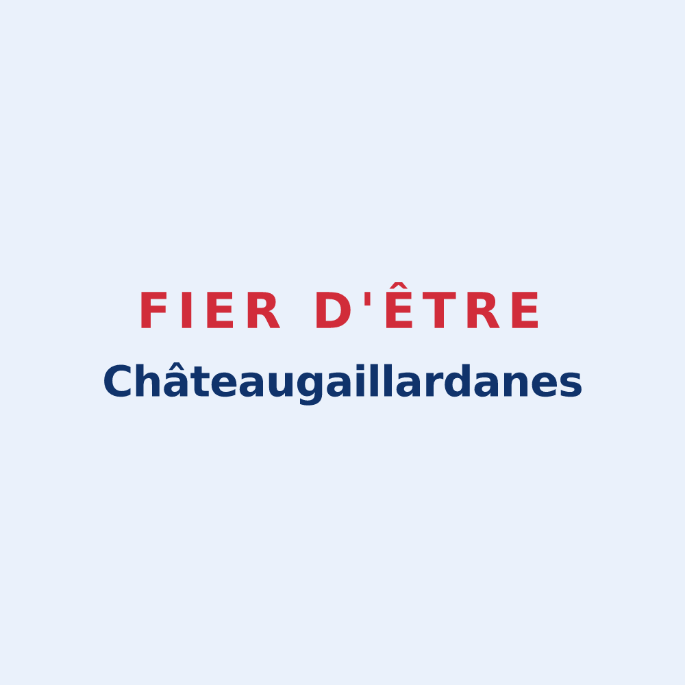 Sticker « Fier d'être Châteaugaillardanes » — design pour Château-Gaillard