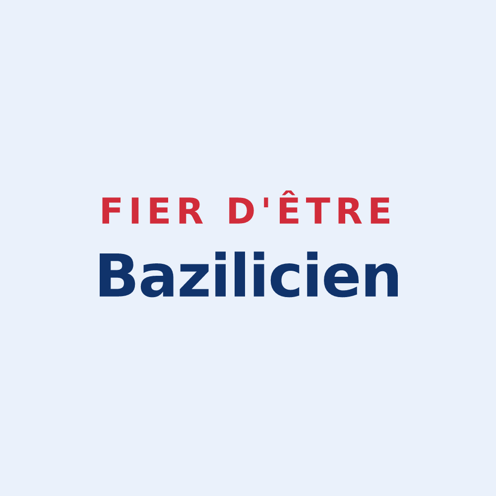 Sticker « Fier d'être Bazilicien » — design pour Château-Gontier-sur-Mayenne