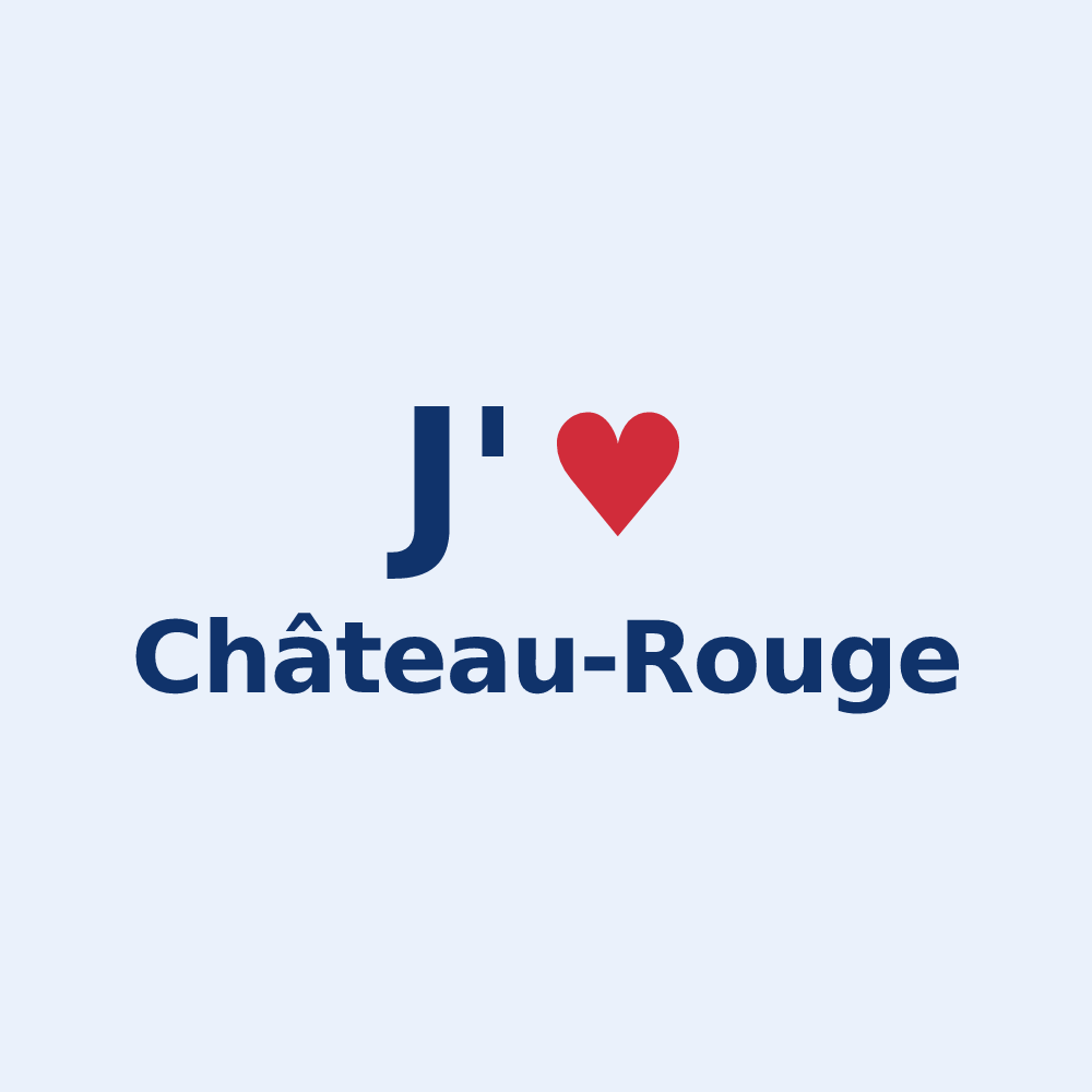 Sticker personnalisé Château-Rouge — design J'aime Château-Rouge
