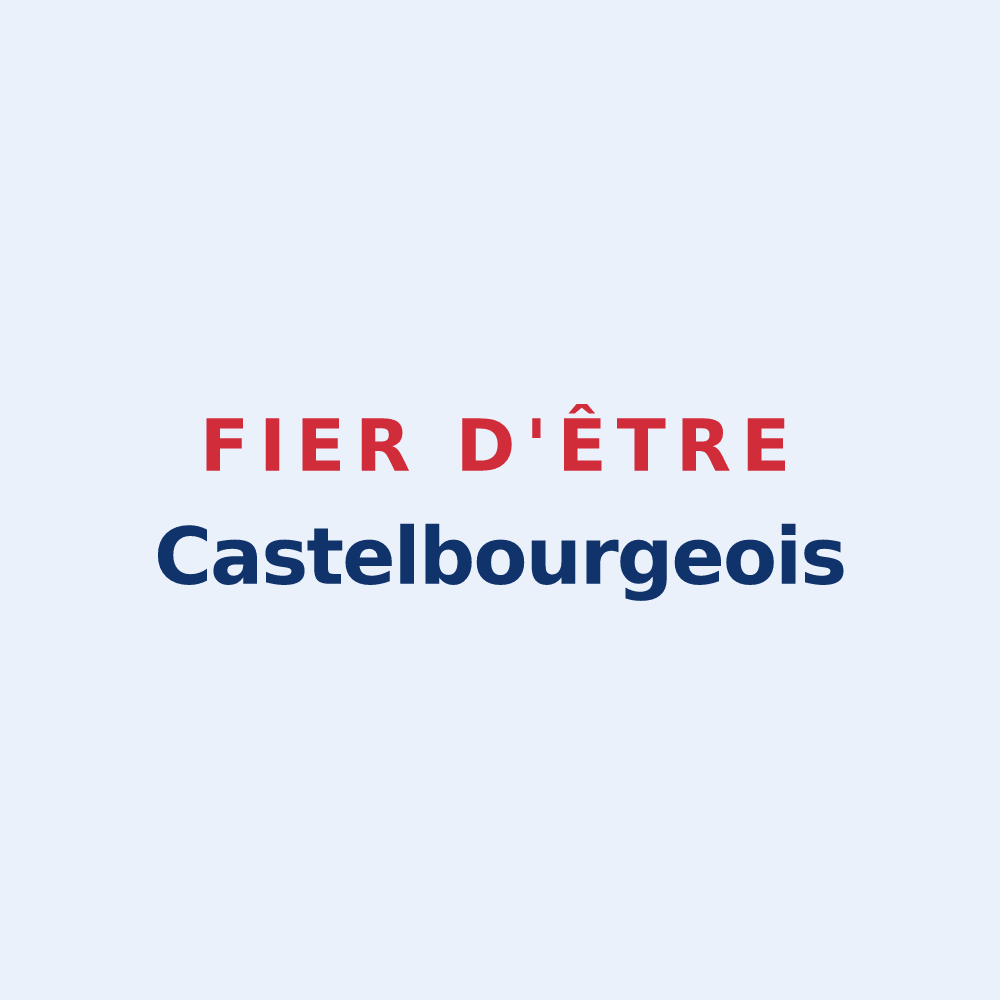 Sticker « Fier d'être Castelbourgeois » — design pour Châteaubourg