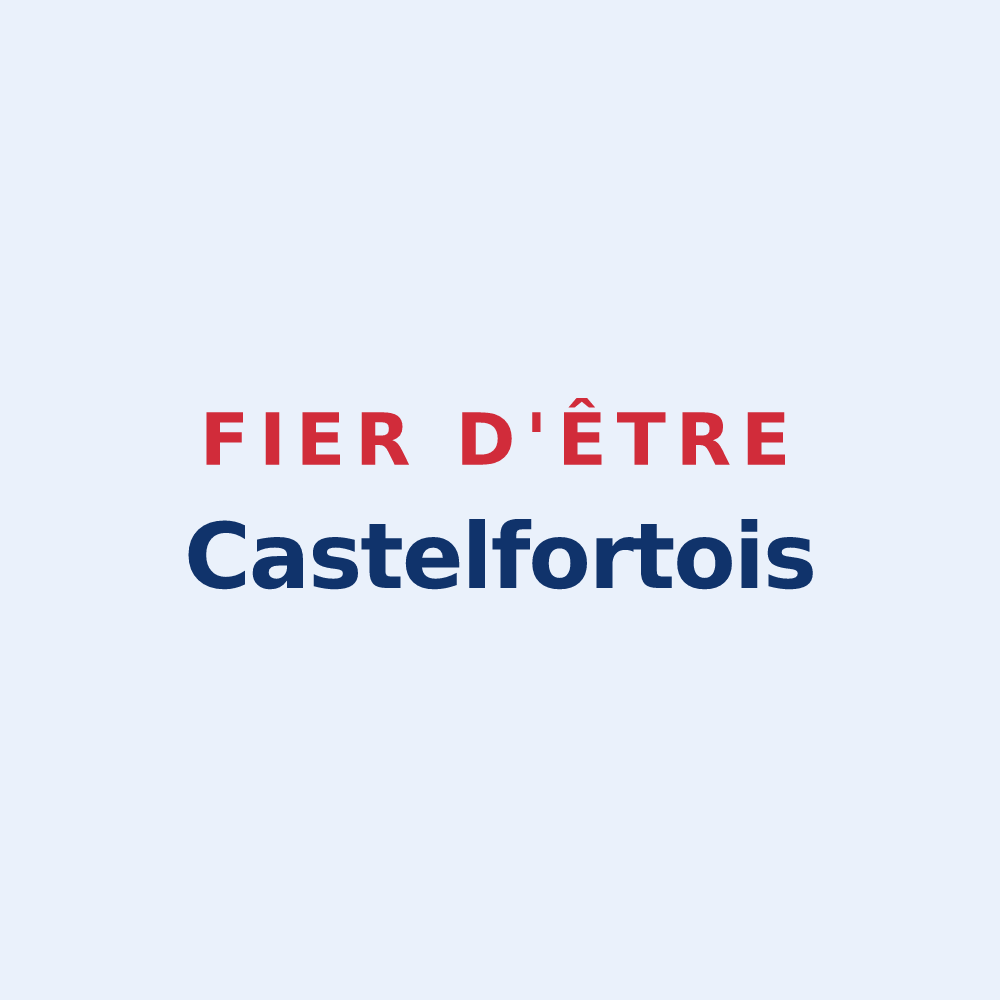 Sticker « Fier d'être Castelfortois » — design pour Châteaufort