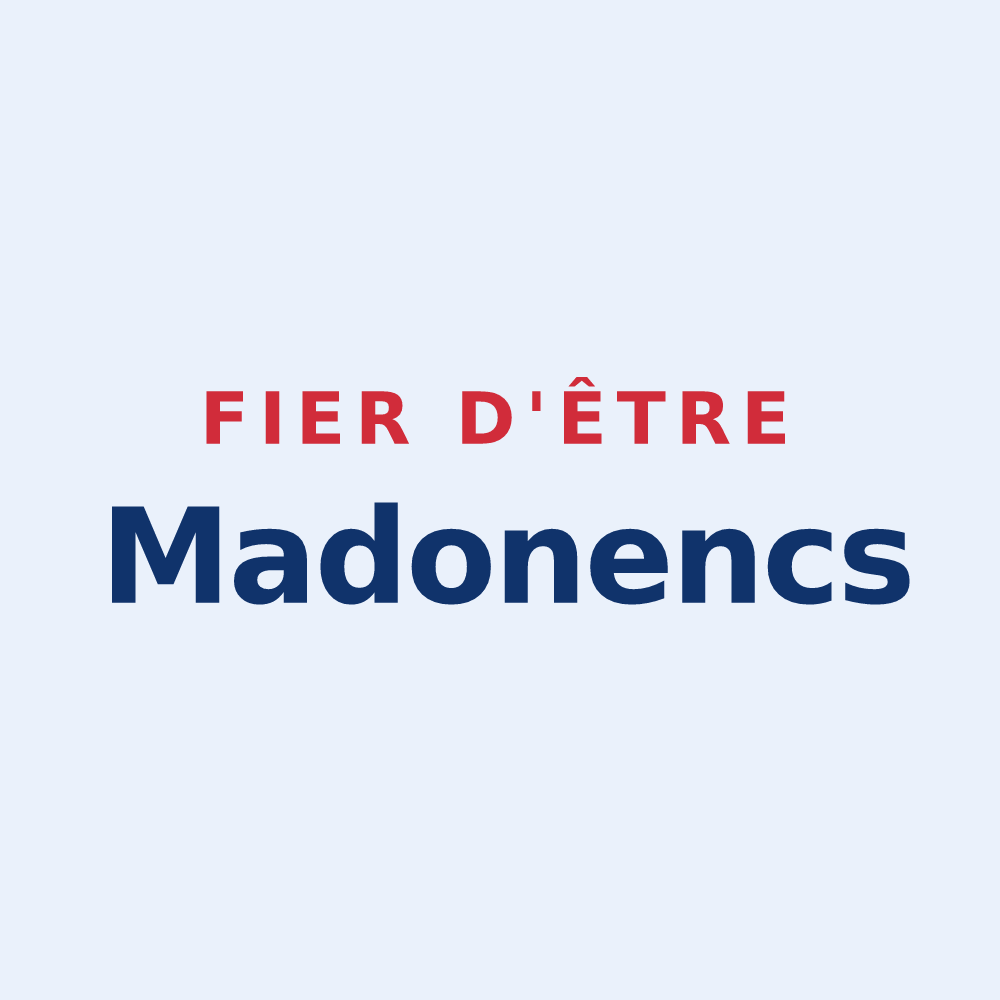 Sticker « Fier d'être Madonencs » — design pour Châteauneuf-Villevieille