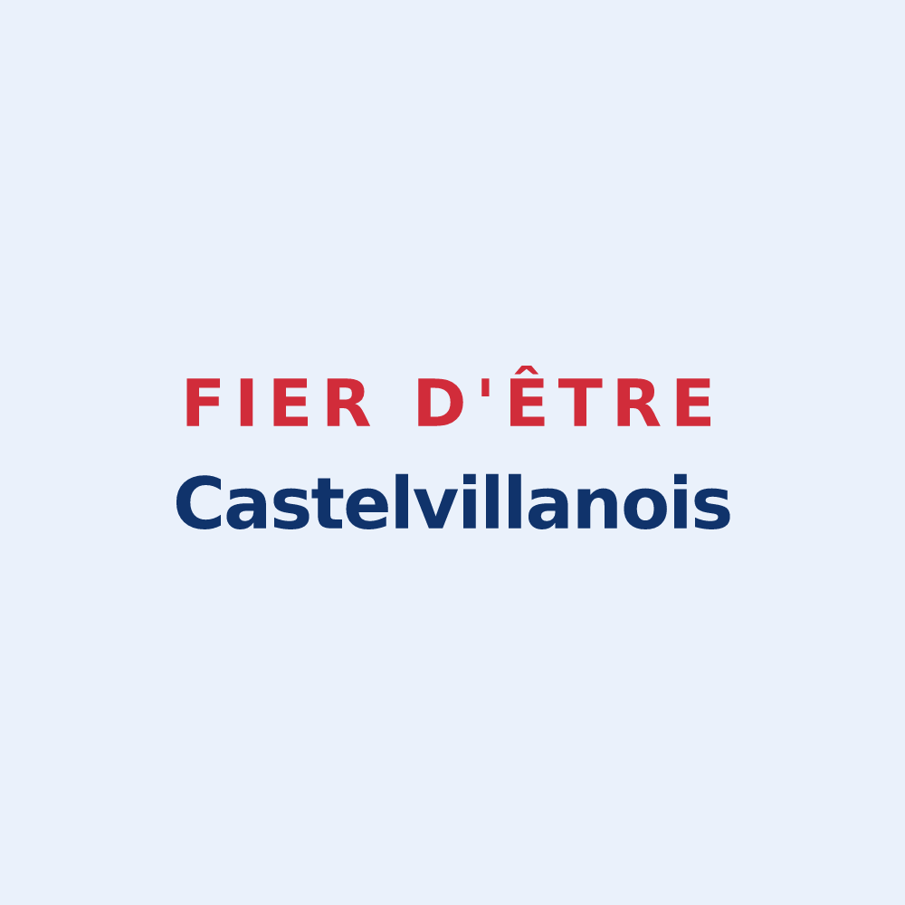 Sticker « Fier d'être Castelvillanois » — design pour Châteauvillain