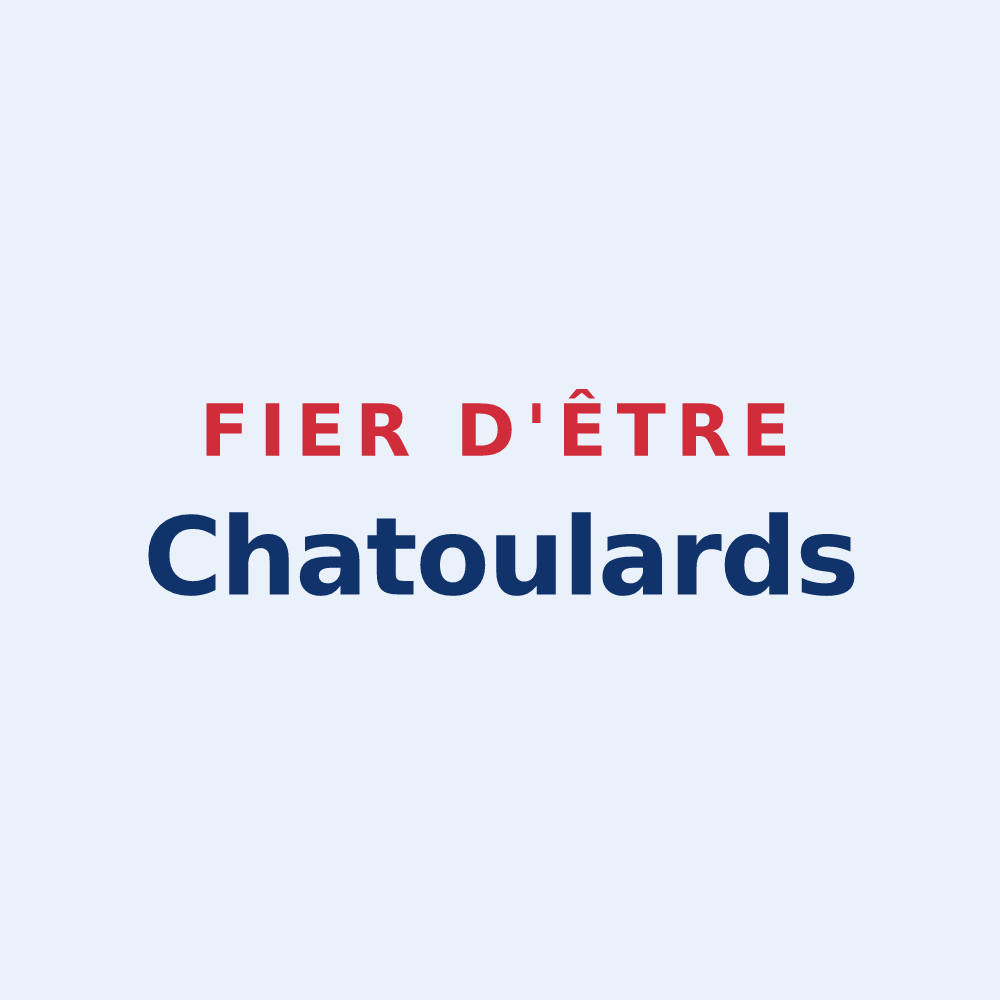 Sticker « Fier d'être Chatoulards » — design pour Châtel-de-Joux