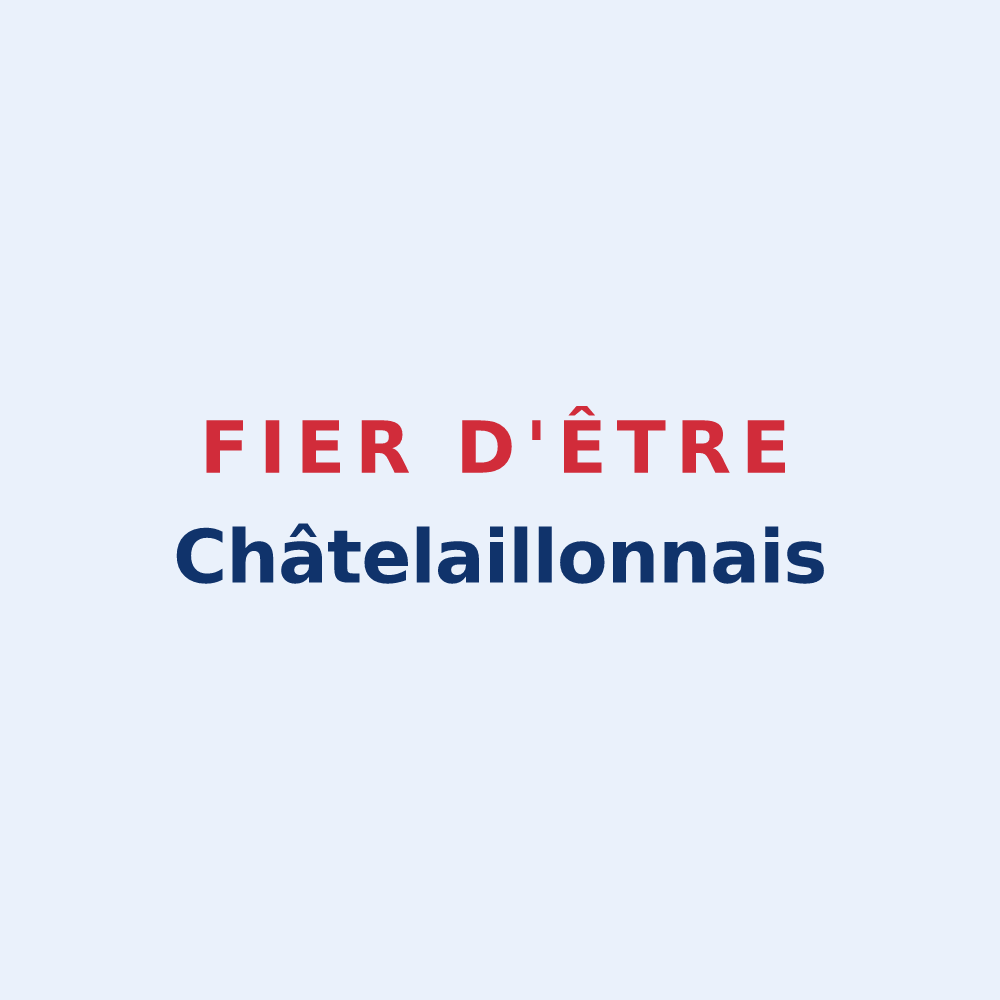 Sticker « Fier d'être Châtelaillonnais » — design pour Châtelaillon-Plage