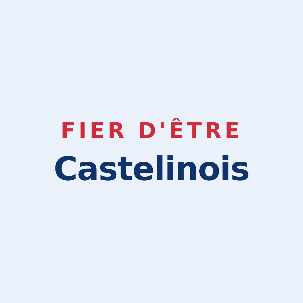 Sticker « Fier d'être Castelinois » — design pour Châtelain
