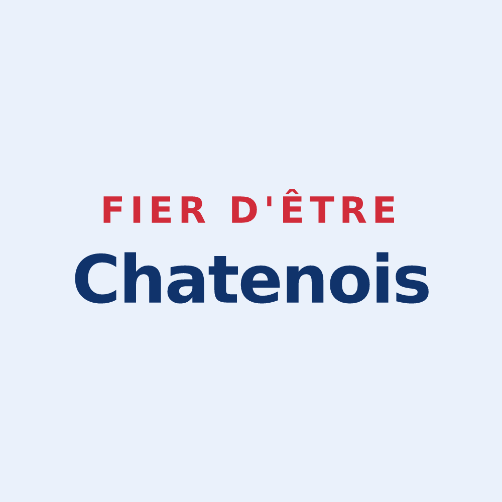 Sticker « Fier d'être Chatenois » — design pour Châtenay