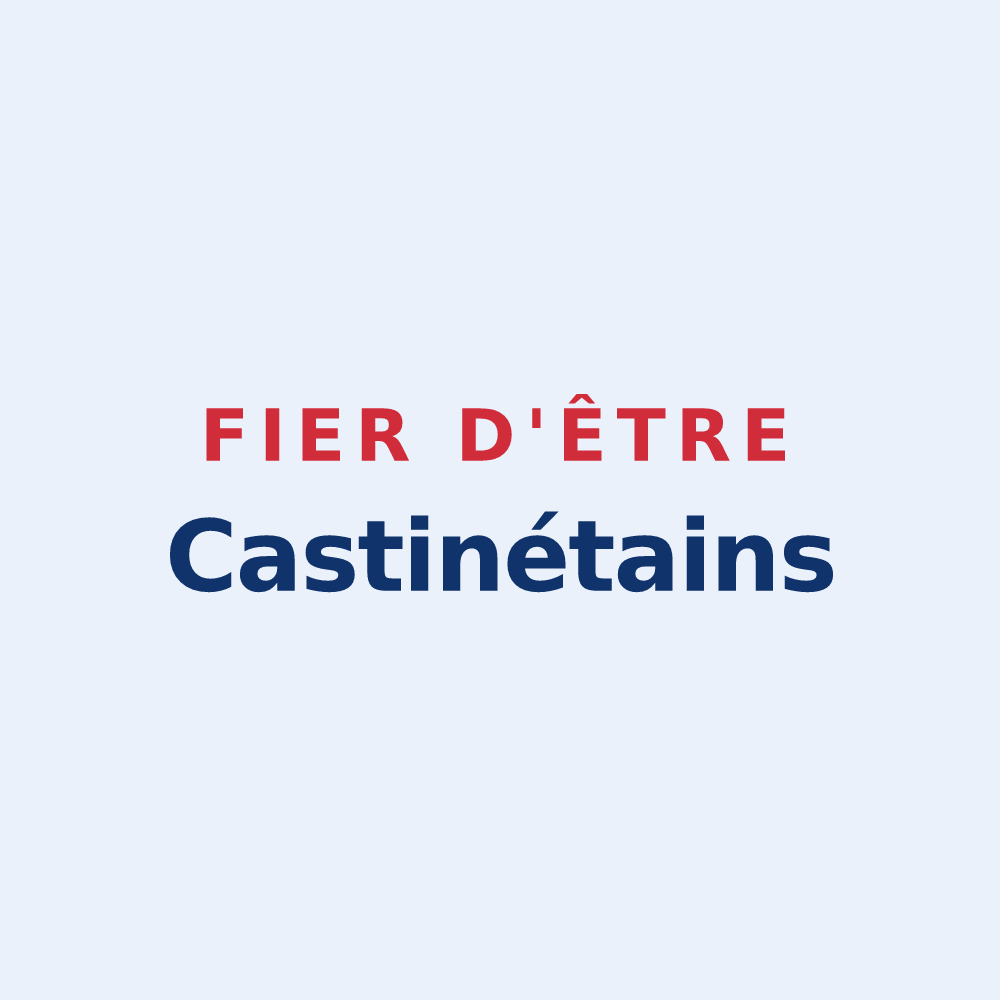 Sticker « Fier d'être Castinétains » — design pour Châtenois