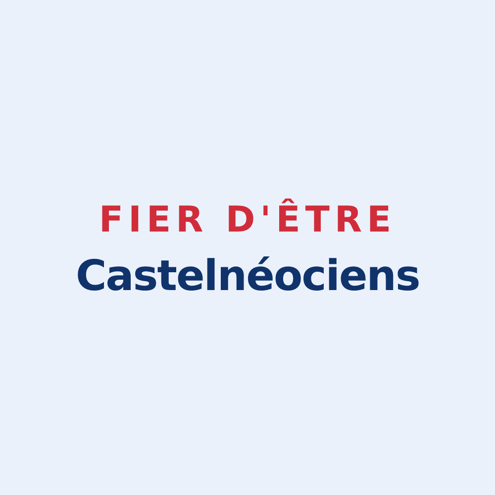 Sticker « Fier d'être Castelnéociens » — design pour Châtenoy