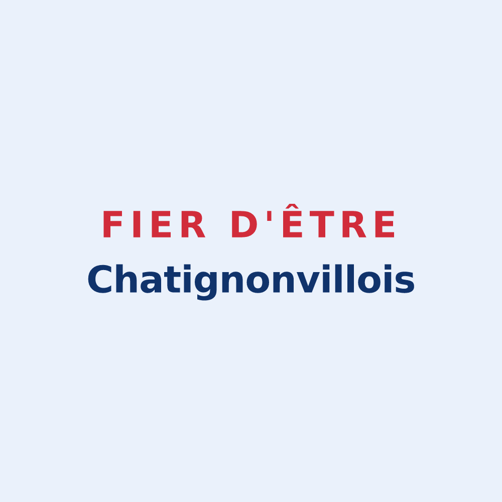Sticker « Fier d'être Chatignonvillois » — design pour Chatignonville